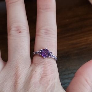 Elegant Purple Gemstone Ring